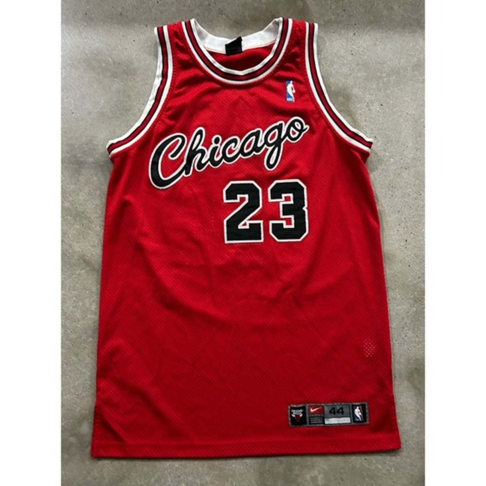 Michael Jordan Chicago Bulls Vintage Retro‎ Authentic Nike NBA Jersey Size 44